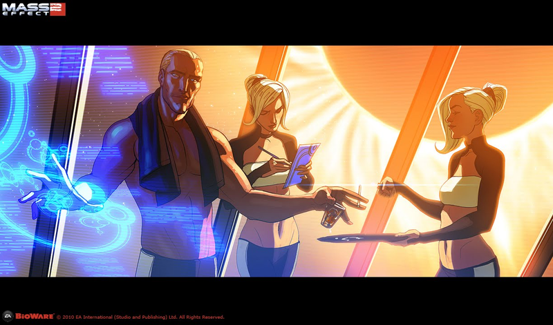 Illustration for article titled The Cartoon Concept Art of Mass Effect & Dragon Age